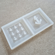 Silikonform - 2 Anker Laternen Seiten Mini