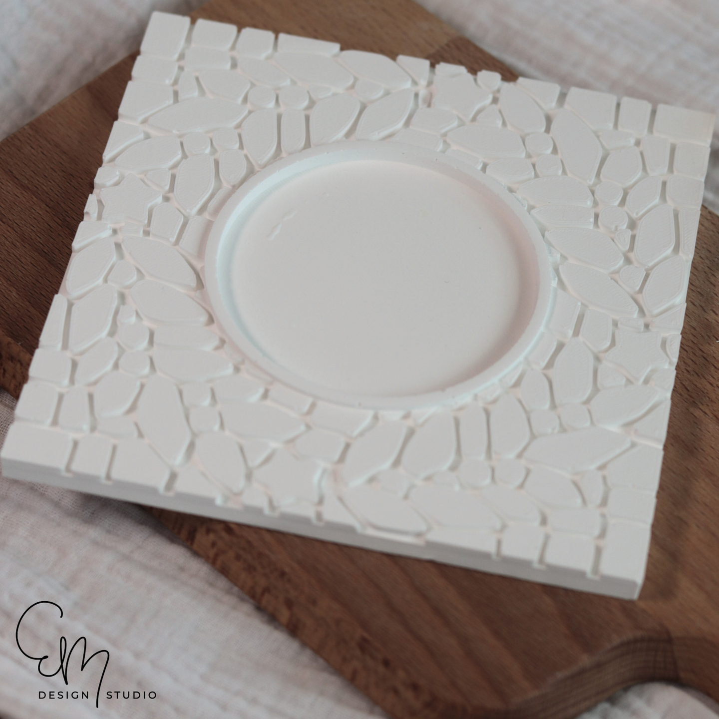 Silikonform – Winterbeeren Lichtfliese Mosaik