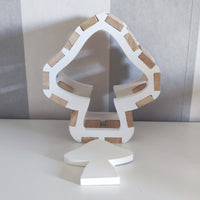 Silikonform gegossen - 2 in 1 Pilz Rahmen Klötzchen Hölzchen Easysticks