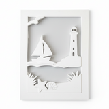 Silikonform - Urlaub Laterne Seitenteil