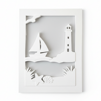 Silikonform - Urlaub Laterne Seitenteil