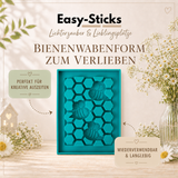 Silikonform - Bienenwaben Laterne Seitenteil