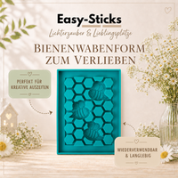 Silikonform - Bienenwaben Laterne Seitenteil