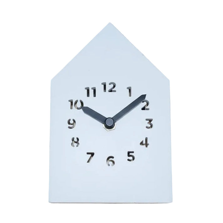 Silikongießform Uhr für 4 in 1 Haus zum Gießen mit Keraflott, Kerakraft, Venusarm, Raysin