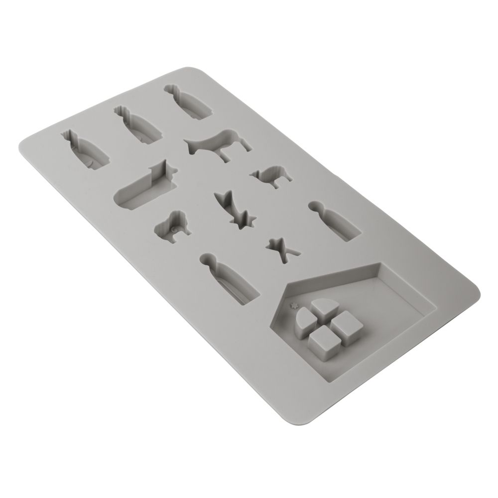 Silikongießform Mini Krippe Rayher