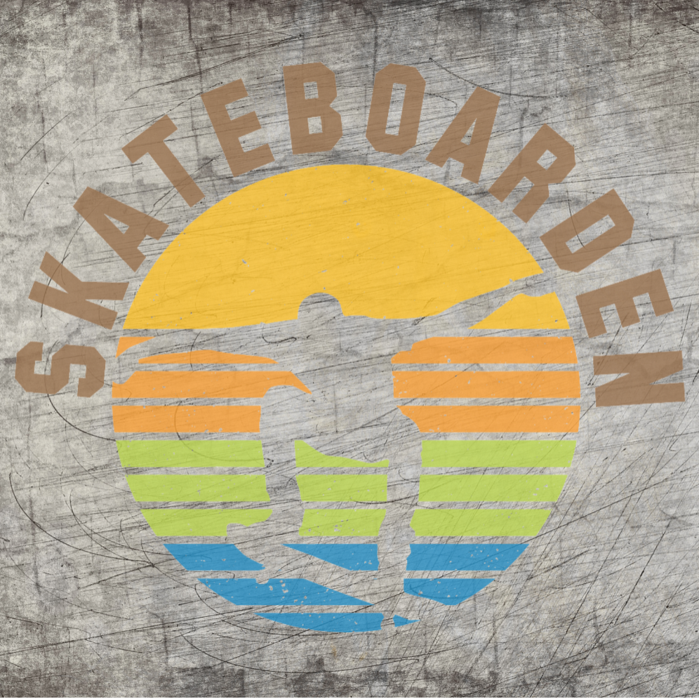 Skateboarden Abzeichen Plotter Plotteridee