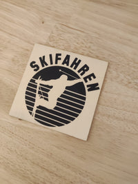 Skifahren  Abzeichen - Plotterdatei Ski Idee DIY Plotter Tasse geschenkidee