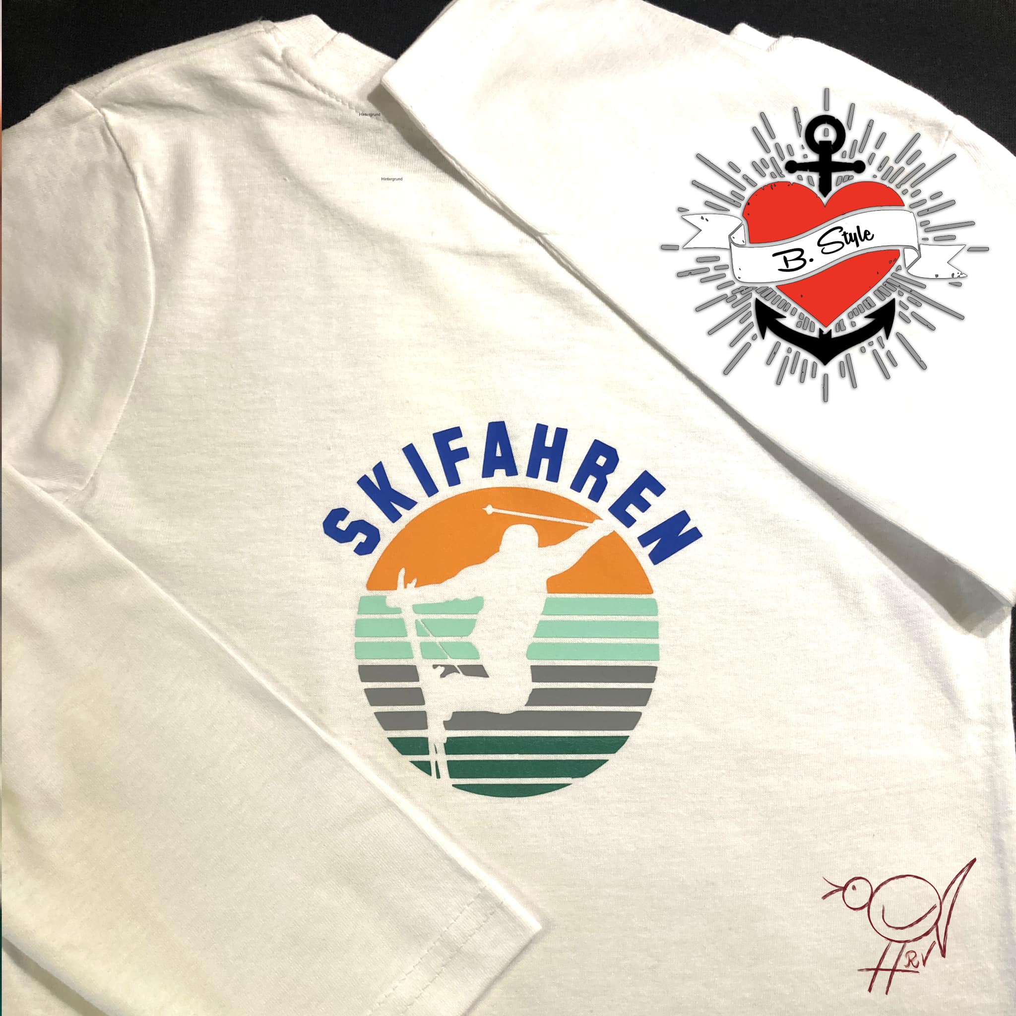 Skifahren  Abzeichen - Plotterdatei Ski Idee DIY Plotter Tasse geschenkidee