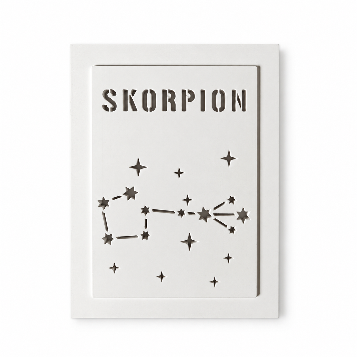 Silikonform - Skorpion Laternen Seitenteil