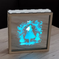 3 & 4mm Spiegelbox Laserdatei xtool diy idee geschenk kind