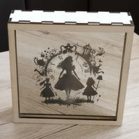 3 & 4mm Spiegelbox Laserdatei xtool diy idee geschenk kind