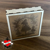 3 & 4mm Spiegelbox Laserdatei xtool diy idee geschenk kind