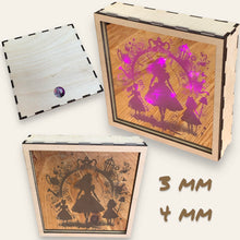 Lade das Bild in den Galerie-Viewer, 3 &amp; 4mm Spiegelbox Laserdatei

