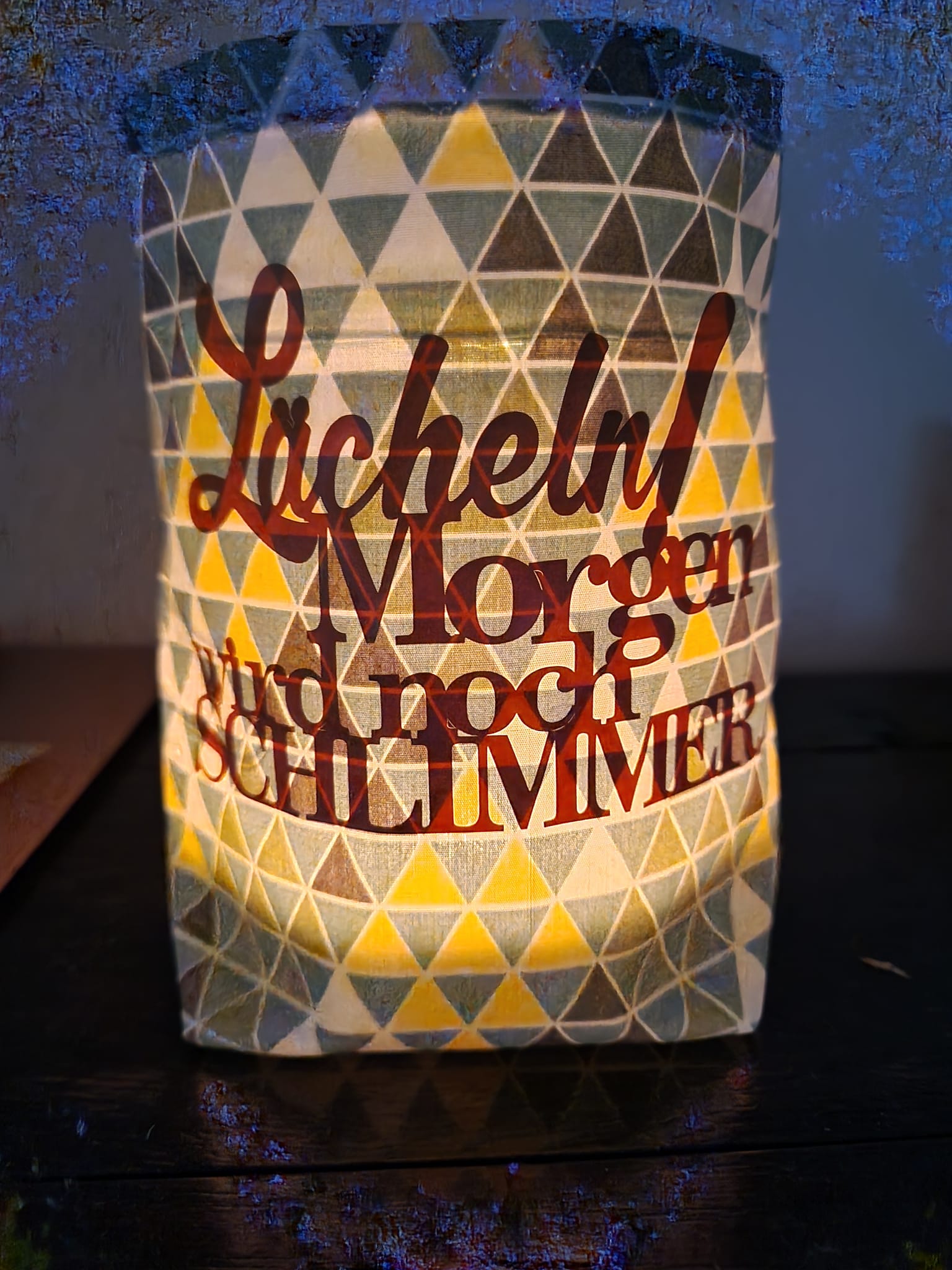 Lächeln! Morgen wird noch schlimmer Plotterdatei