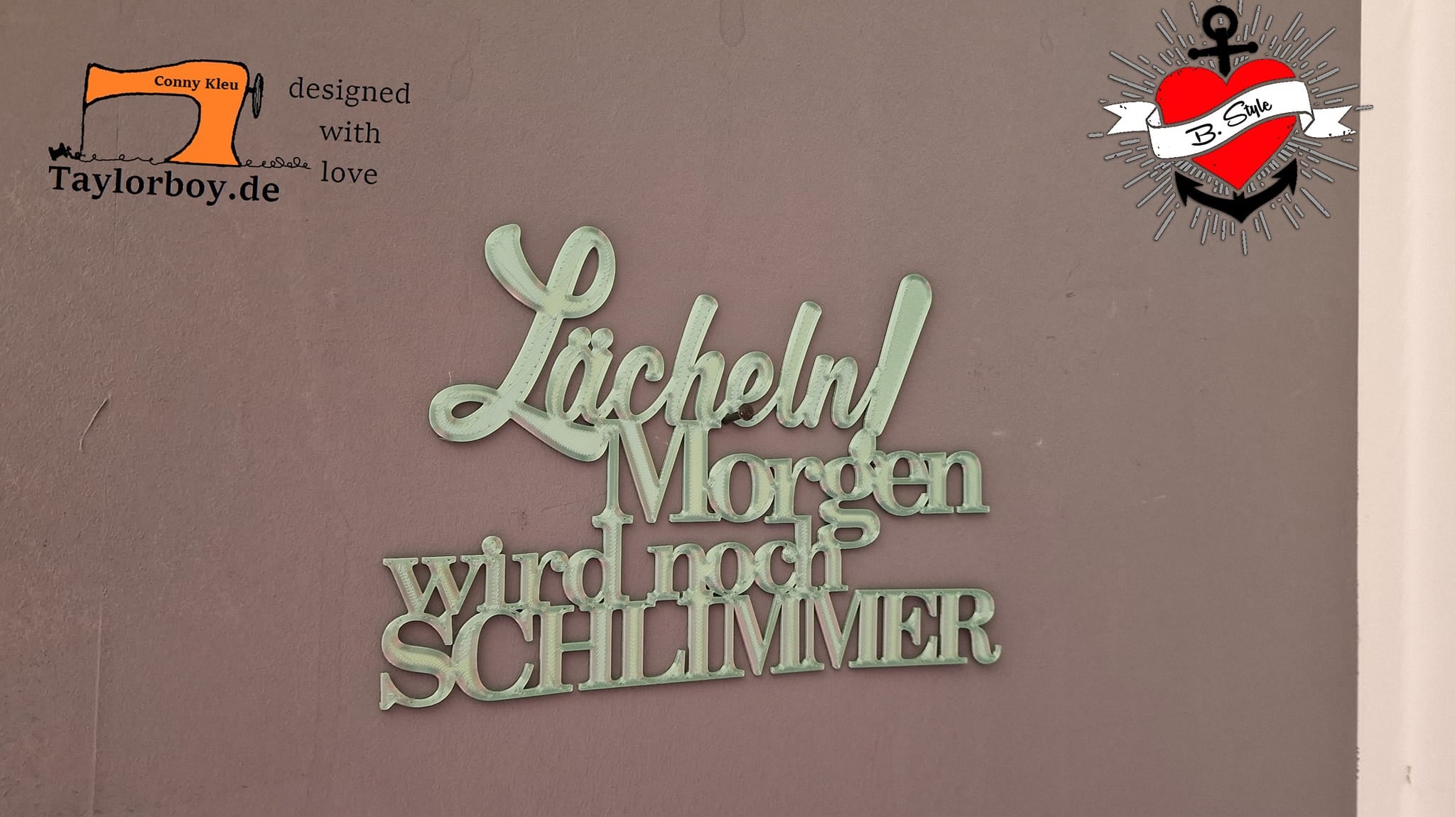 Ich glaube an die heilende Kraft und tiefe Weisheit von scheiss drauf B.style Plotterdatei Läuft bei mir zwar rückwärts und bergab, aber läuft Die Hoffnung stirbt zuletzt Laser