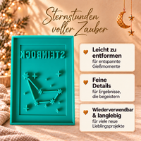 Silikonform - Steinbock Laternen Seitenteil