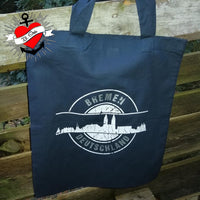 Tote Bag mit einem tollen 'Stempel Skyline Bremen'-Design, designt von easy-sticks. Ideal für die Verwendung der Plotterdatei.