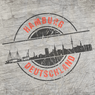 Stempel Skyline Hamburg von easy-sticks, eine beeindruckende Plotterdatei, die die charakteristische Skyline von Hamburg zeigt, ideal für kreative Projekte und DIY-Arbeiten.