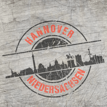 Lade das Bild in den Galerie-Viewer, &quot;Stempel Skyline Hannover&quot; Plotterdatei
