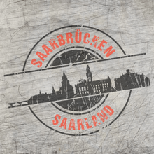 Lade das Bild in den Galerie-Viewer, &quot;Stempel Skyline Saarbrücken&quot; Plotterdatei

