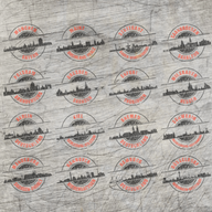 Stempel Skyline Set 16 Landeshauptstädte von easy-sticks, zeigt ein kreatives Design mit Skyline-Abbildungen deutscher Landeshauptstädte, auf rustikalem Hintergrund angeordnet.