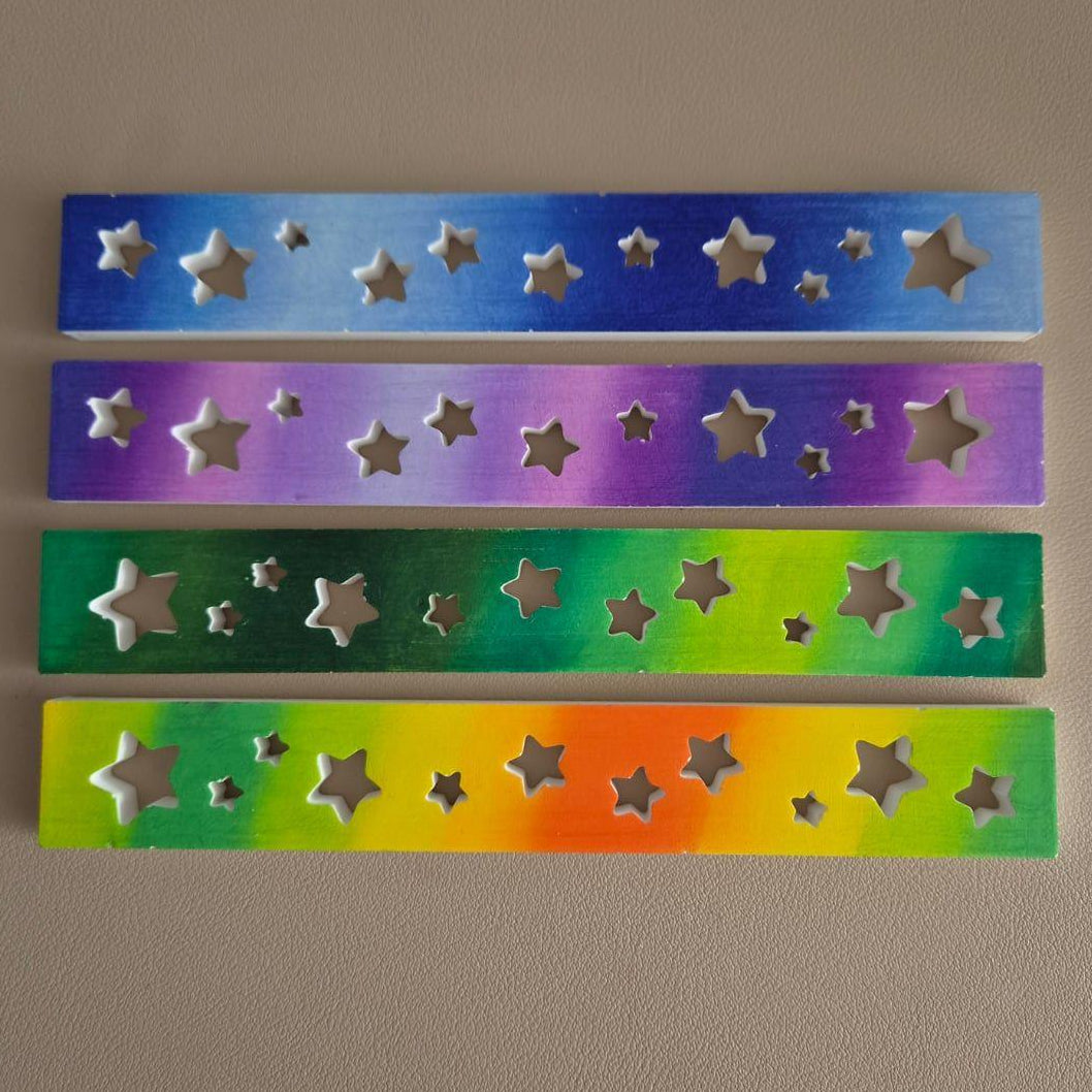 5 farbige Stempelkissen Versacolor, Stempelfläche 4,7x7,5 cm