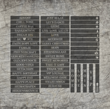 3D/ Plotter- / Laserdatei - Easy-Sticks mit Wörtern Stencil Sticks