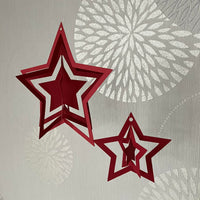 Sterne basteln zum Aufhängen, Deko Sterne Weihnachtsbaum DIY plotter datei Fenster Weihnachtssterne DIY