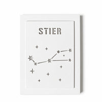 Silikonform - Stier Laternen Seitenteil