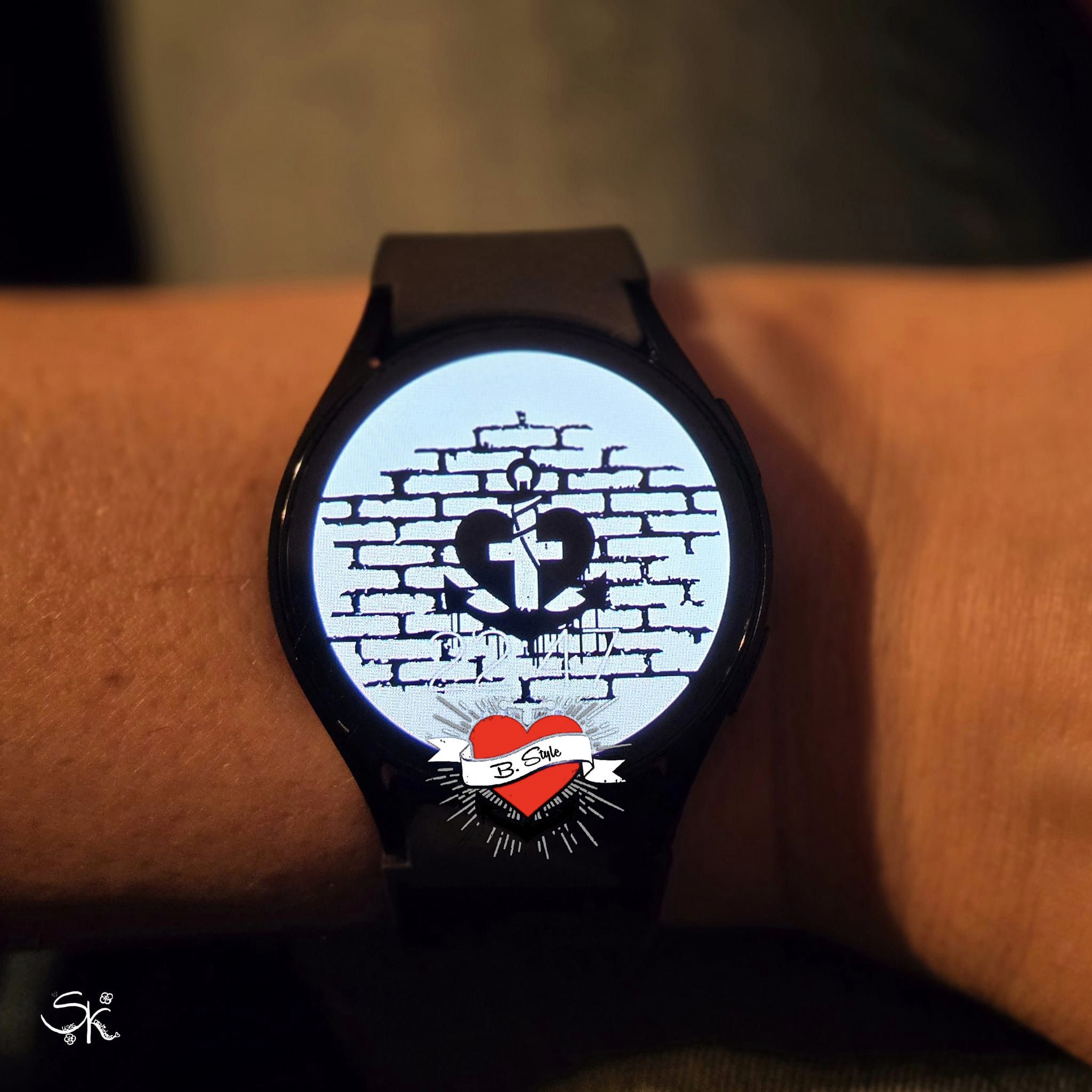 Kreuz im Herz Anker Streetart Plotter datei idee download kaufen DIY Idee Geschenk beplotten B.Style