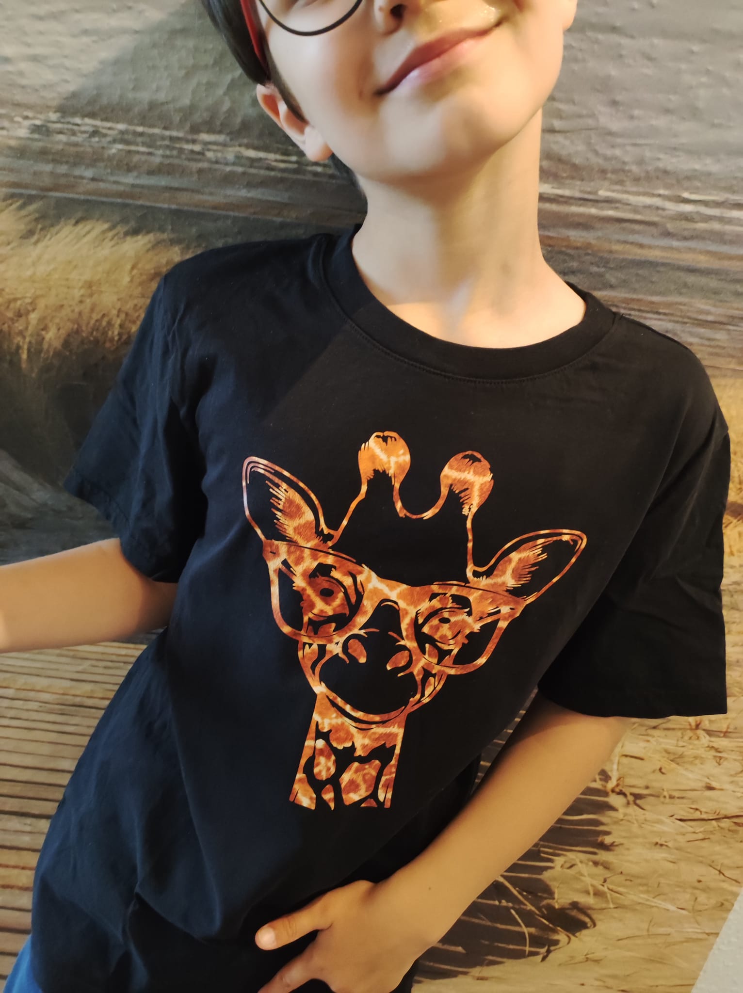  Giraffe mit Brille Plotteridee Plotter  b.style