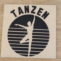 Tanzen Zeichen Abzeichen Balet Jazz Hip Hop Plotteridee plotterdatei download geschenkidee