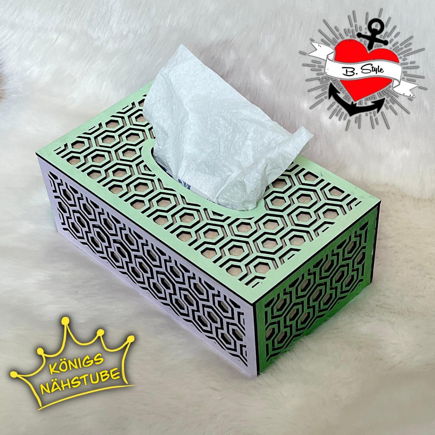  Taschentuch Box zum Lasern Laserdatei zum Downloaden Laser Holz DIY Idee xtool