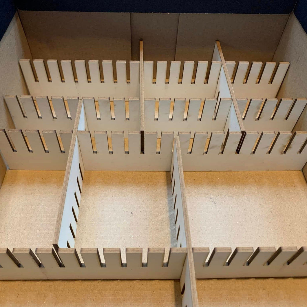 Teiler 3&4 mm Laserdatei Ordnung im Schrank Aufbewahrung ablagefächer ablagefach Fächer in Schublade