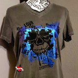 Trash Skull Plotterdatei Totenkofp Punk Rock Plotteridee Plotter Geschenk DIY