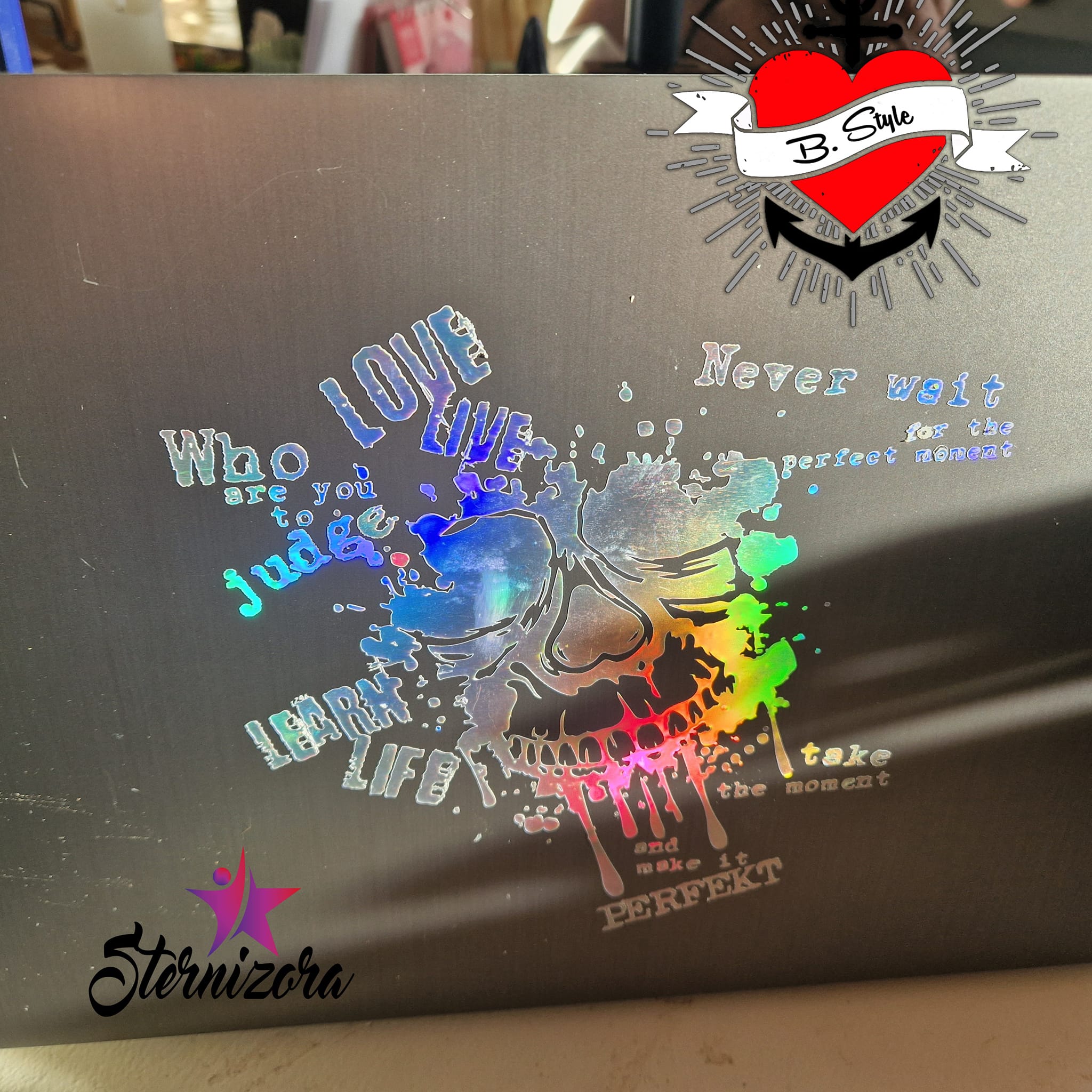 Trash Skull Plotterdatei Totenkofp Punk Rock Plotteridee Plotter Geschenk DIY