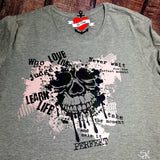 Trash Skull Plotterdatei Totenkofp Punk Rock Plotteridee Plotter Geschenk DIY