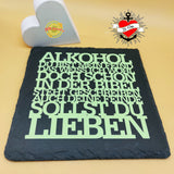Trinksprüche Plotterdatei Laserdatei Ideen Party Untersetzter plotter diy