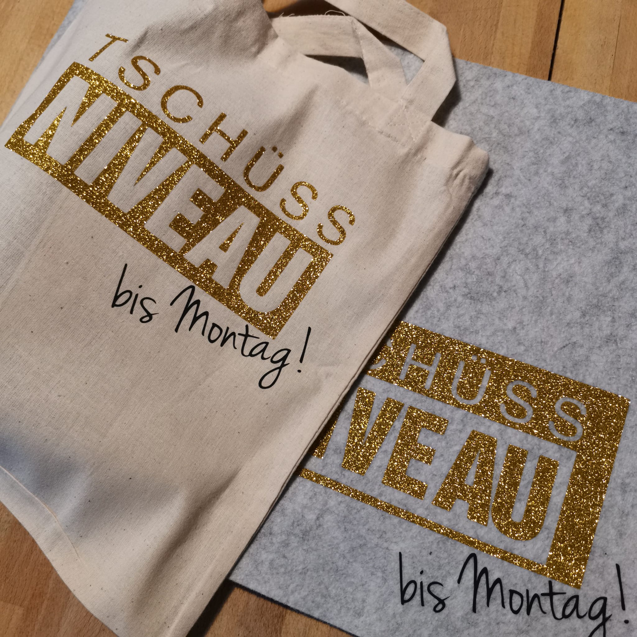 Tschüss NIVEAU Plotterdatei zum Donwload niveau bis montag Party Geschenkideeidee DIY plotter