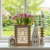 Silikonform Tulpe für Laternen – Seitenteil Gießform