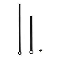 Uhrzeiger Modern Schwarz – für deine selbstgemachte Uhr