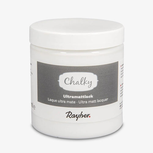 Chalky Ultramattlack Dose 230 ml von Easy-Sticks, der ideale Klarlack für eine dauerhafte und ultramatte Oberflächenversiegelung.
