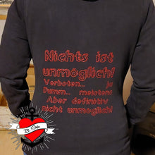 Lade das Bild in den Galerie-Viewer, Nichts ist unmöglich! Verboten... ja Dumm... meistens Aber definitiv nicht unmöglich! Plotterdatei spruch idee humorvoll
