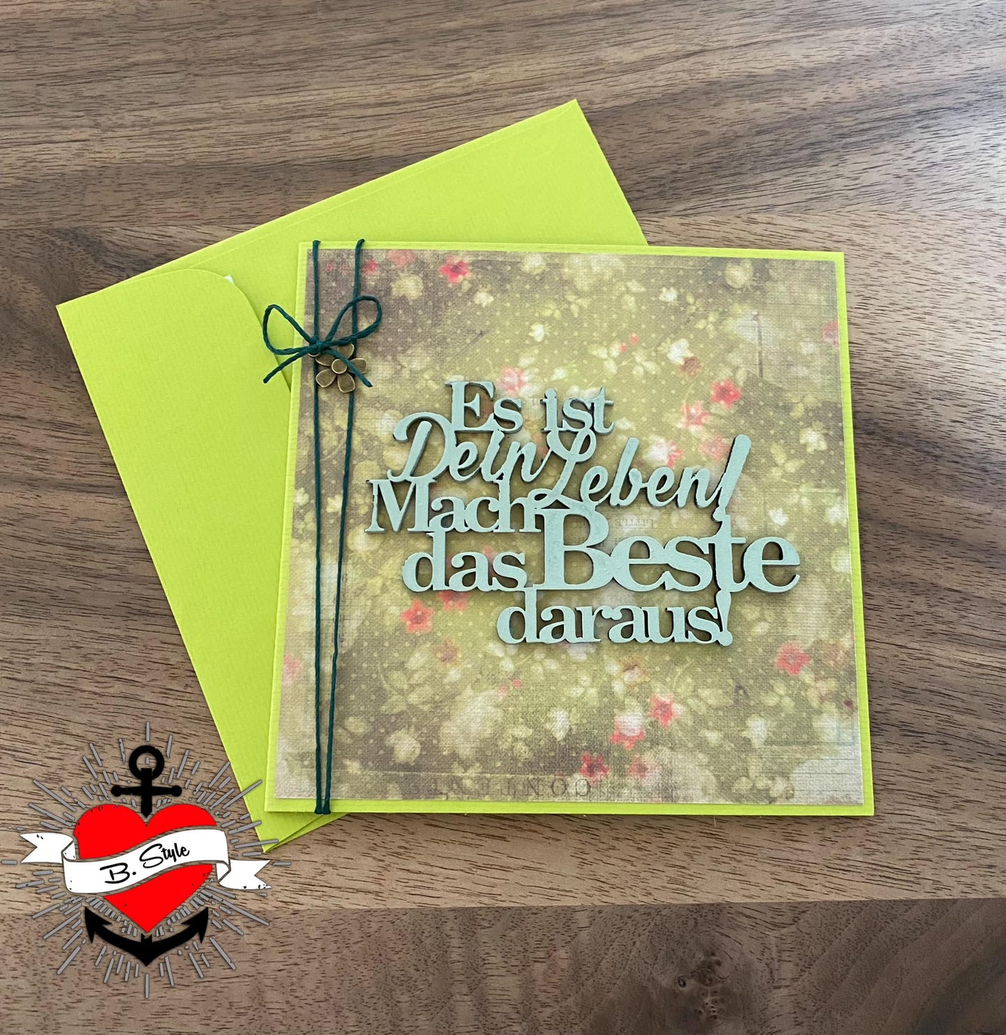 Plotterspruch Datei Es ist dein Leben MAch das Beste daraus! Idee für Plotter Karte Geschenk