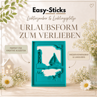 Silikonform - Urlaub Laterne Seitenteil