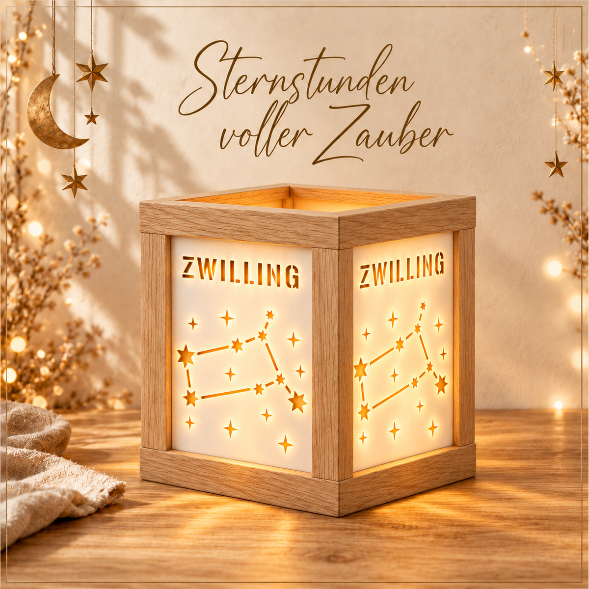Silikonform - Zwillinge Laternen Seitenteil