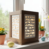 Silikonform - Vögel Laterne Seitenteil