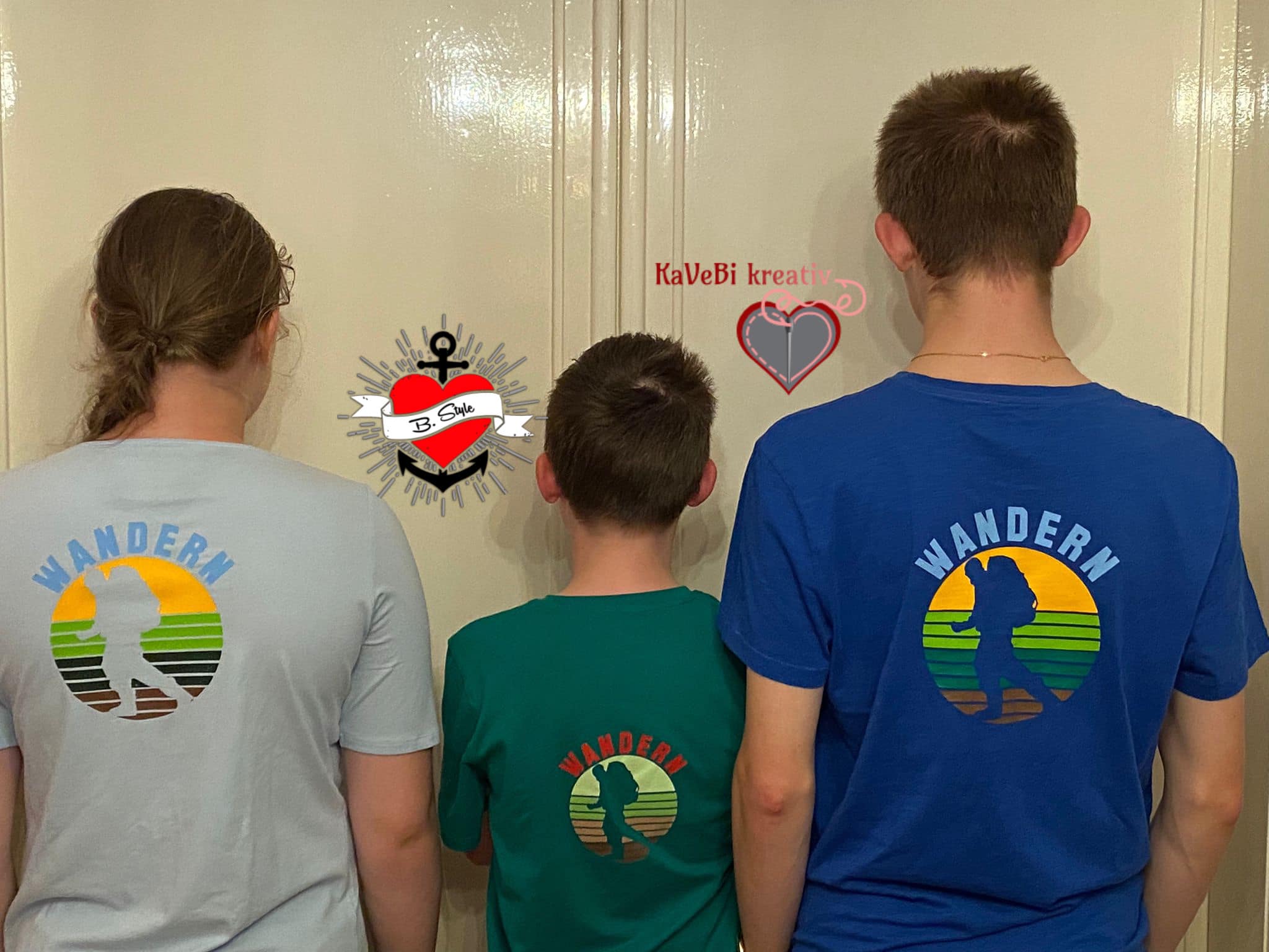 Wandern Schild Zeichen Abzeichen Plotterdatei Jacobsweg Plotter Idee DIY Handtuch Geschenk Idee für Wanderer