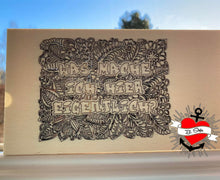 Lade das Bild in den Galerie-Viewer, Was mache ich hier eigentlich Plotter datei zum downloaden kaufen blätter und blumen hintergrund bstyle laser
