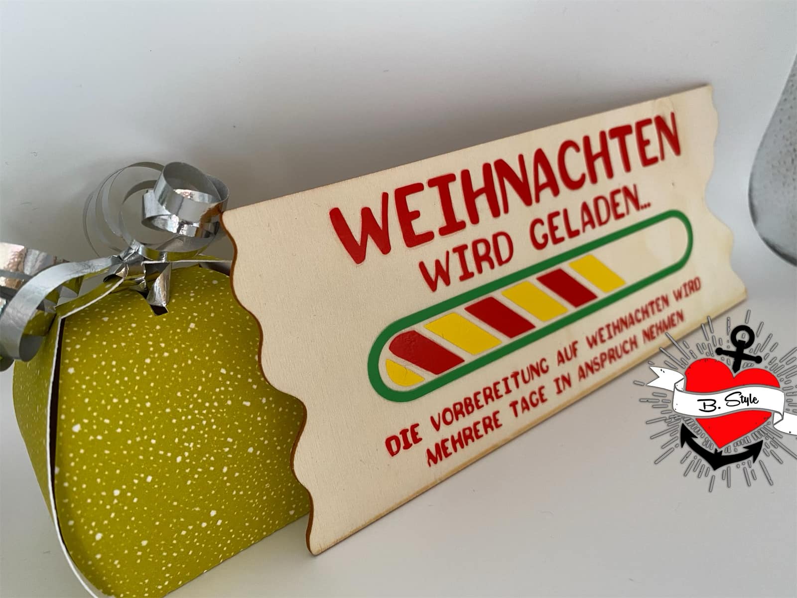 Weihnachten wird geladen... Plotterdatei zu Weihnachten Plotteridee